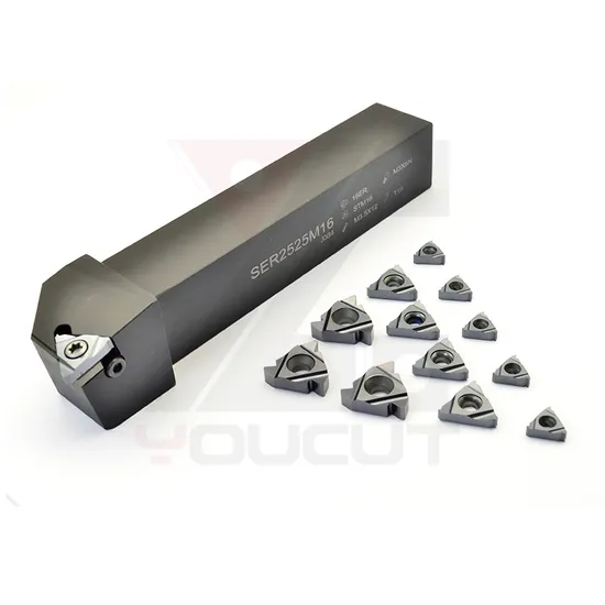 CNC Cutting Thread Tool Insert 11/16/22 Er/IR ISO Metric Tungsten Carbide Threading Insert for Ser/Sel Threading Tool Holder